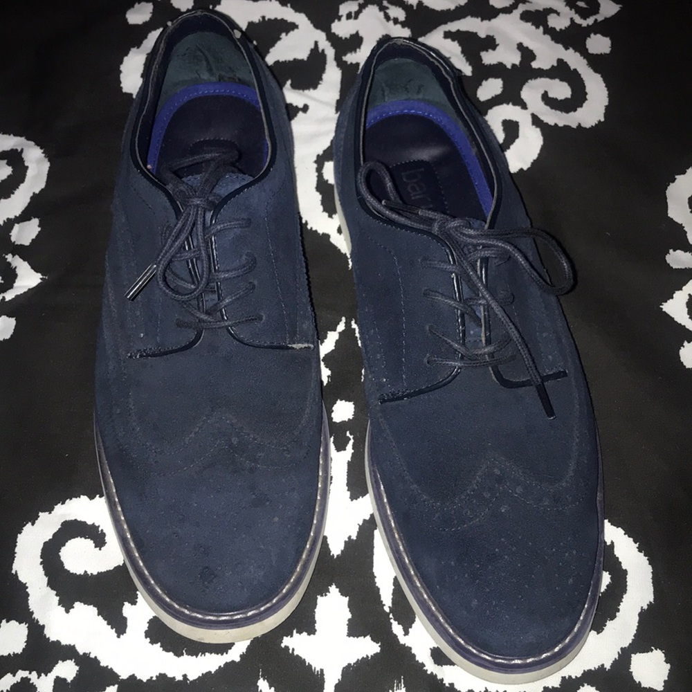 Blue suede shoes